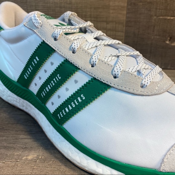 Adidas Country x Human Made ‘Gears for Futuristic Teenagers’ - White Green - Picture 6 of 7